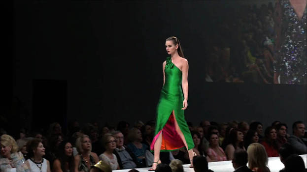 JM Couture Green Dress