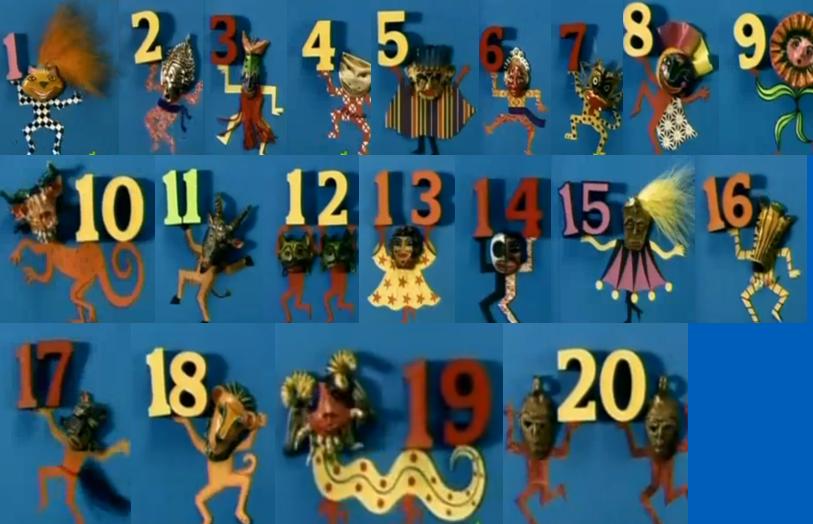Number Mask Parade Sesame Street The Great Numbers Game