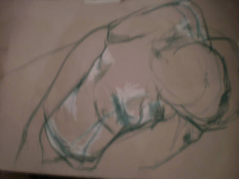 Life Drawing: Dan, reclining