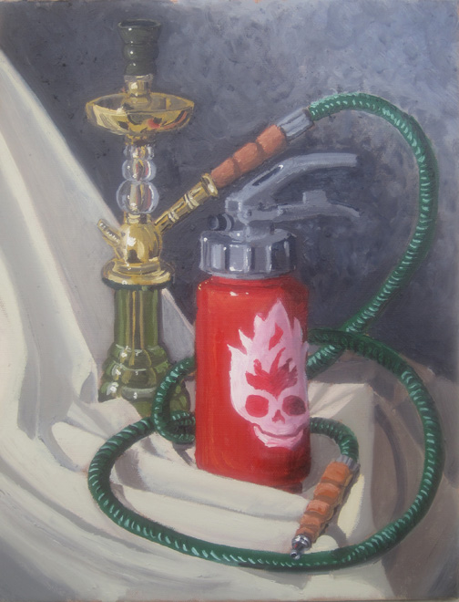 still life hookah extinguisher