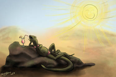 Lizard In The Sun :)