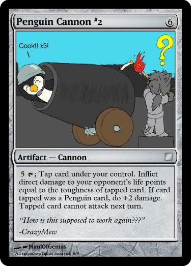 Penguin Cannon 2 MtG