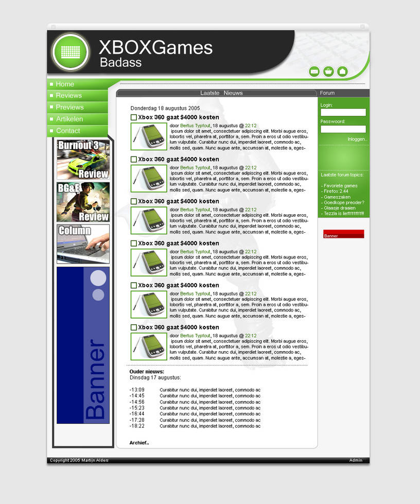 Xbox template by Mmaster on DeviantArt