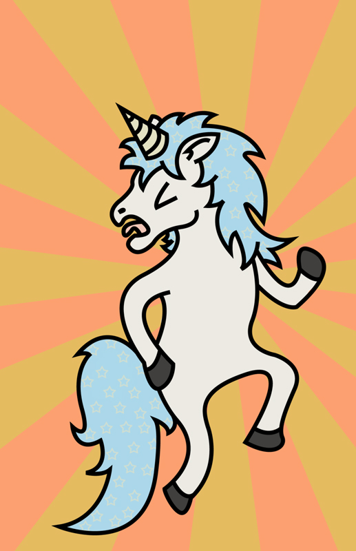 Party Hard Unicorn by puka23