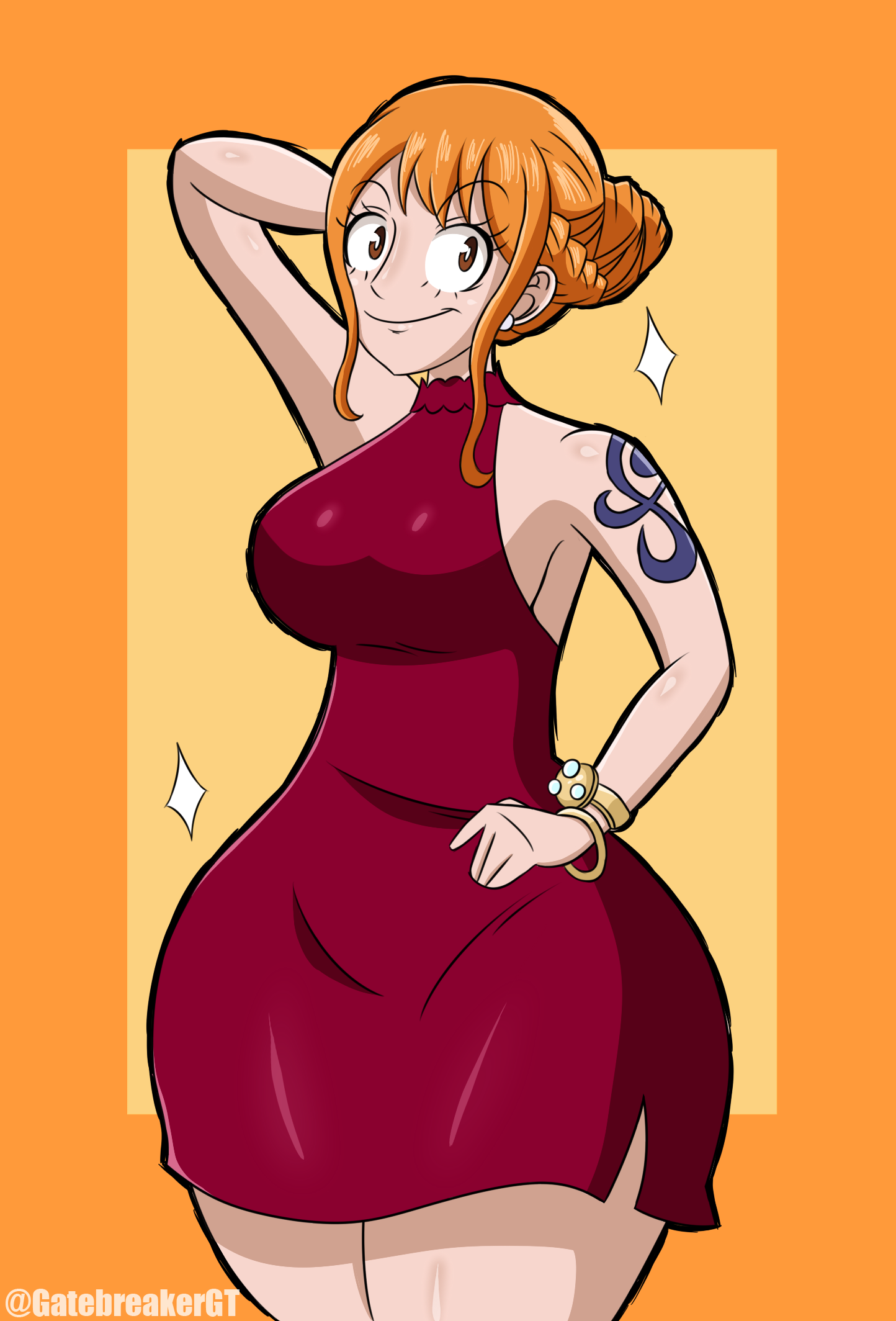 Nami Looks Nami's Whole Cake Dress by GatebreakerGT on DeviantArt