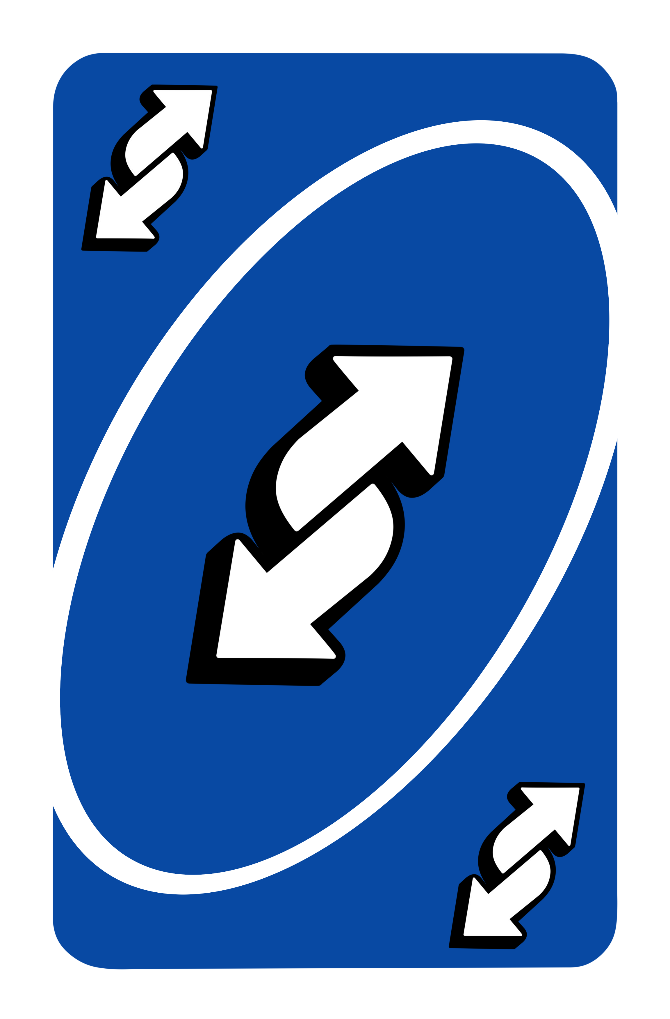 UNO Reverse card - Blue | Poster