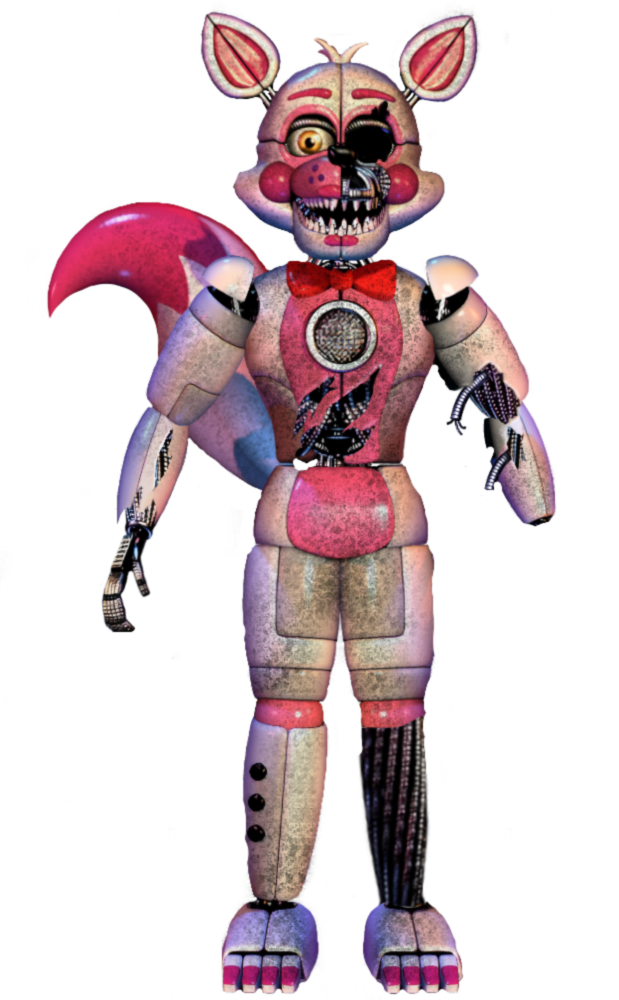 withered Funtime foxy 2.0 by fanflol222 on DeviantArt