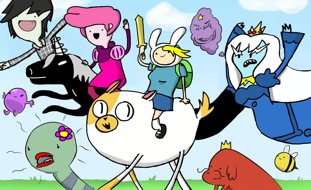 Adventure Time Poster Gender Bent Finished by MelloChello195 on DeviantArt