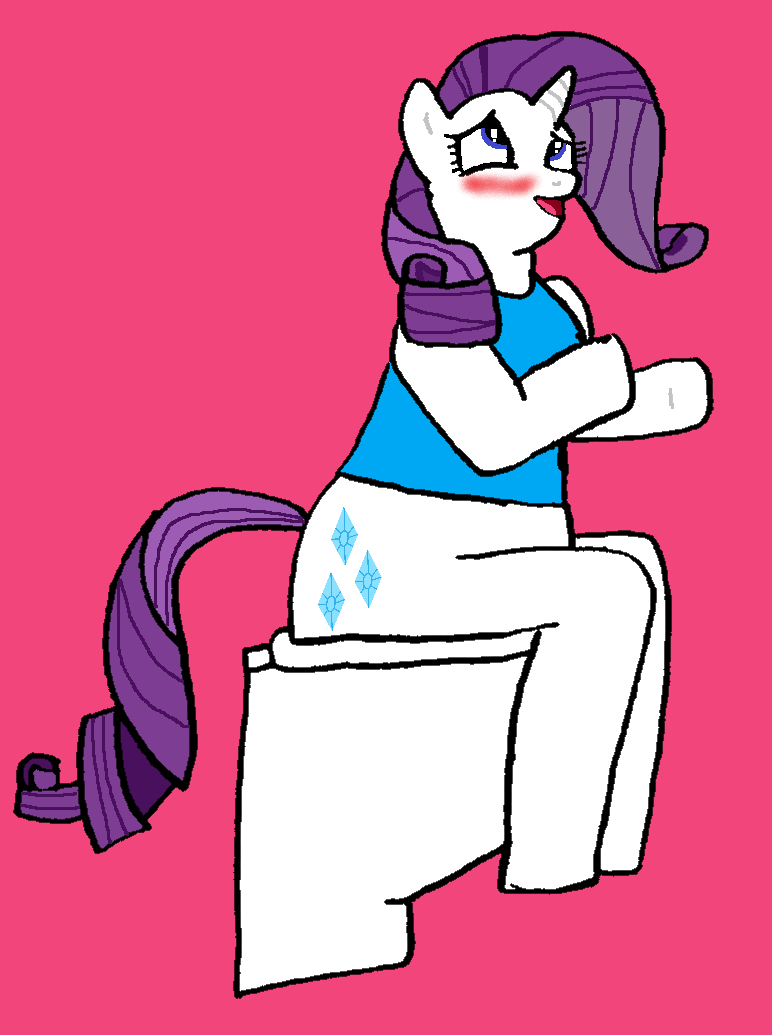 Mlp Rarity Poop Rarity's Pleasurable Poop by Goofermutt on DeviantArt
