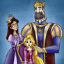 Tangled: Series Rapunzel's Family Picture Fan Art