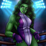 She Hulk has accepted the challenge Fan Art