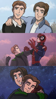 Peter Parker And Harry Osborn sequence Commission