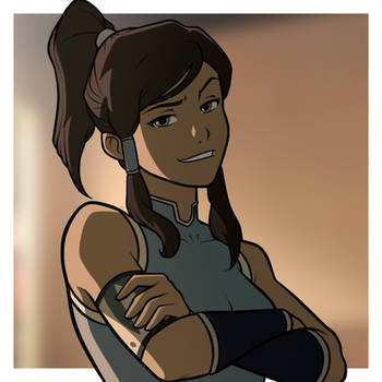 Korra is looking at you