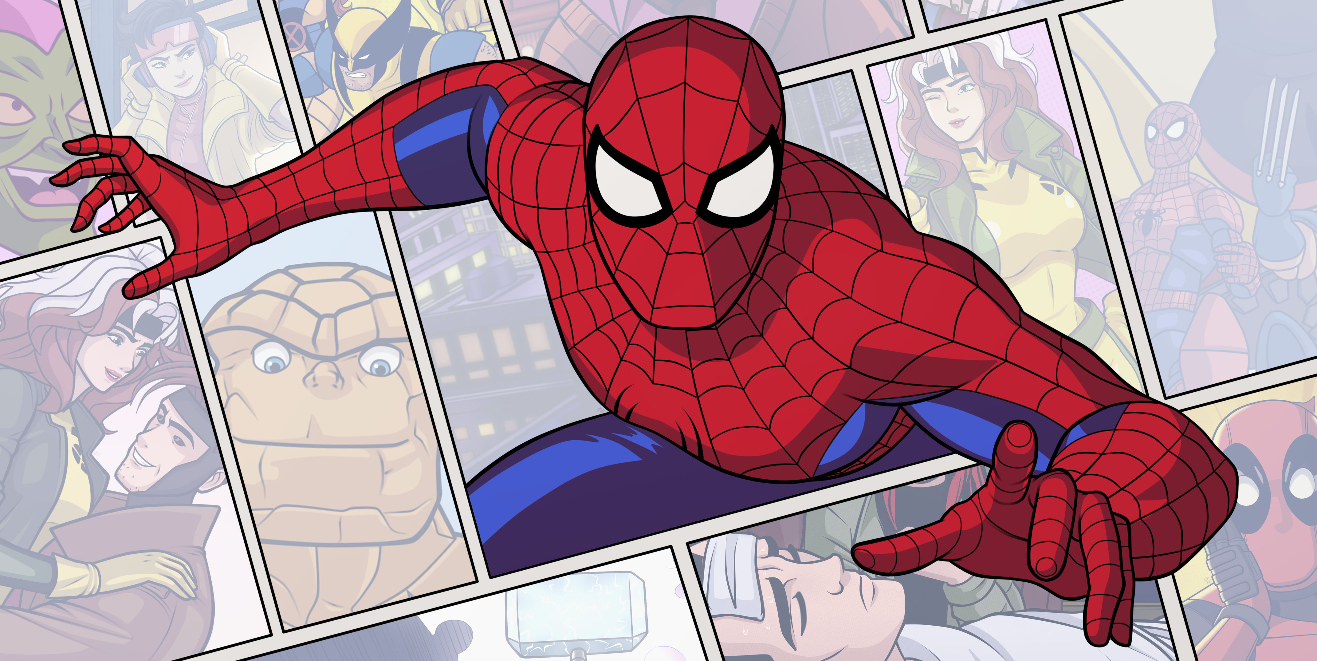 Spider-Man 90s - Paolo Rivera Tribute