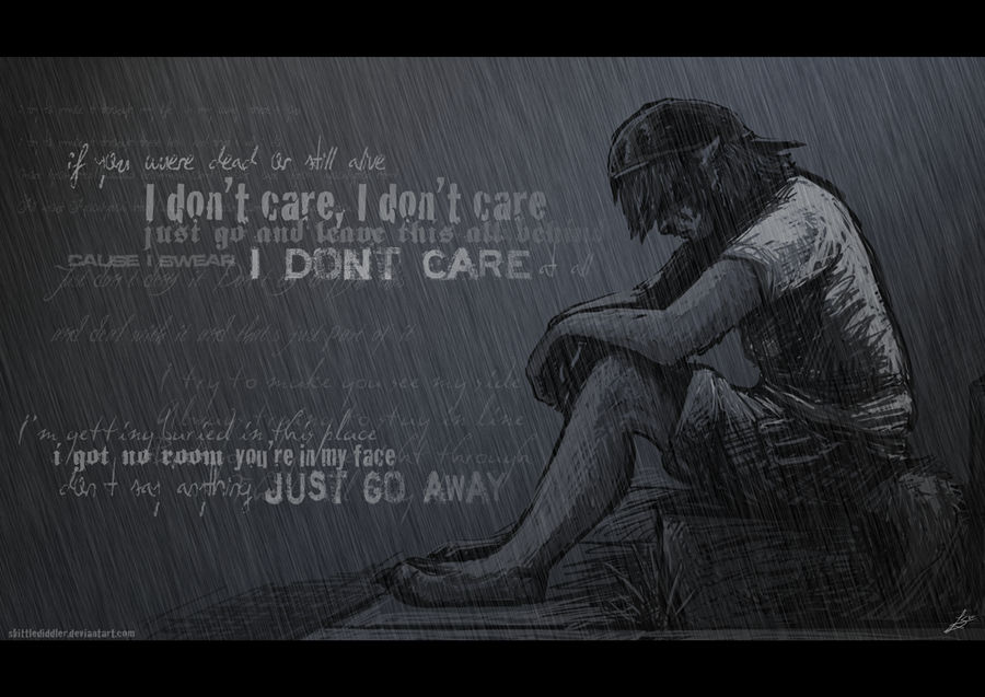 'I Don't Care' Wallpaper