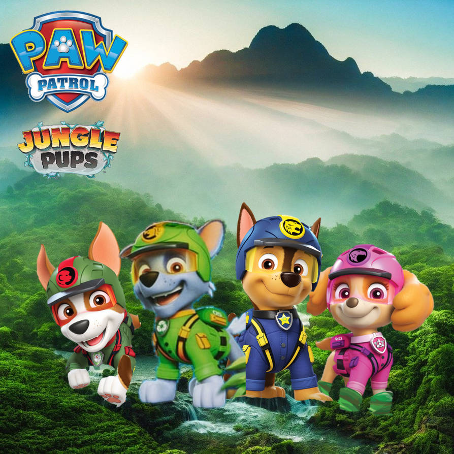 Paw Patrol Jungle Pups Coloring paw-patrol-jungle-pups-coloring