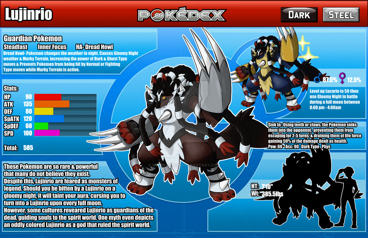 Lujinrio Dex Entry by WarWaltz713 on DeviantArt