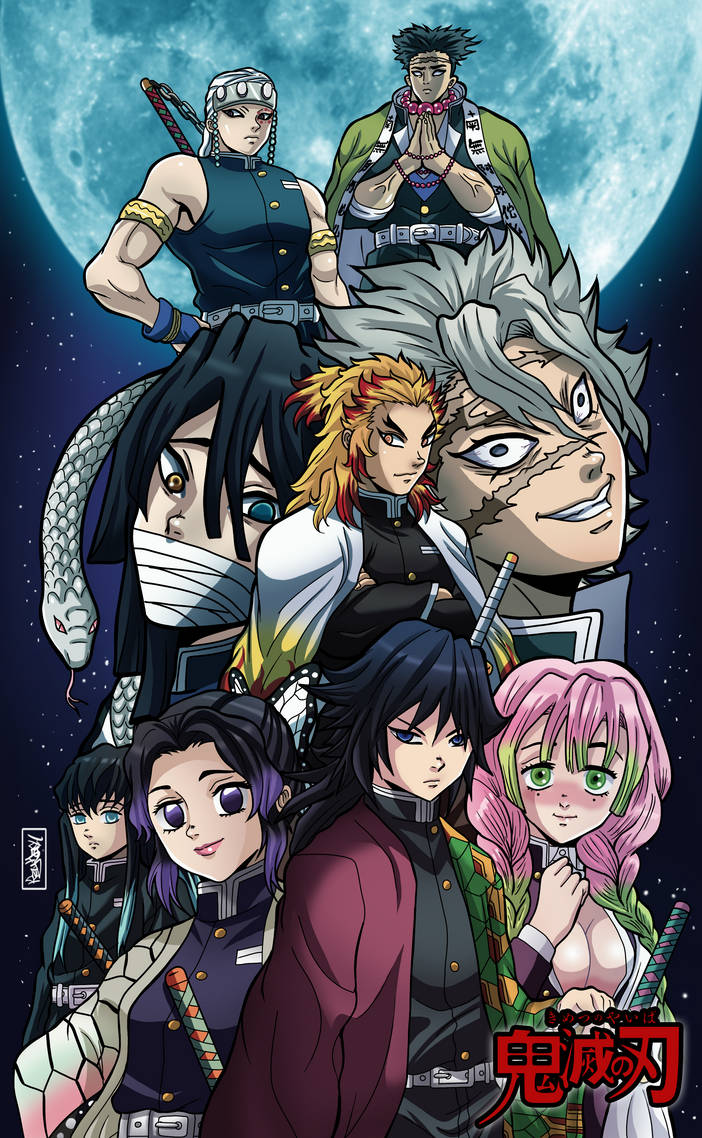 Kimetsu No Yaiba (Demon Slayer) Hashiras (Pillars) by Raydash30 on ...