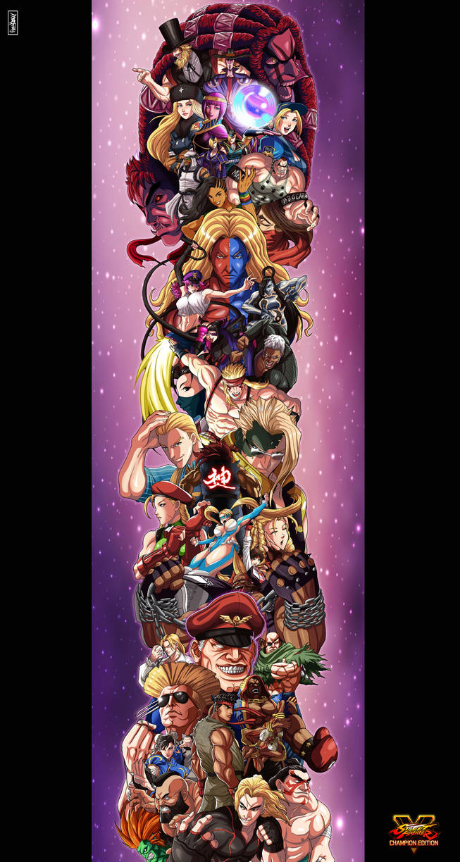 SFV colored Compilation complete character by Raydash30 on DeviantArt