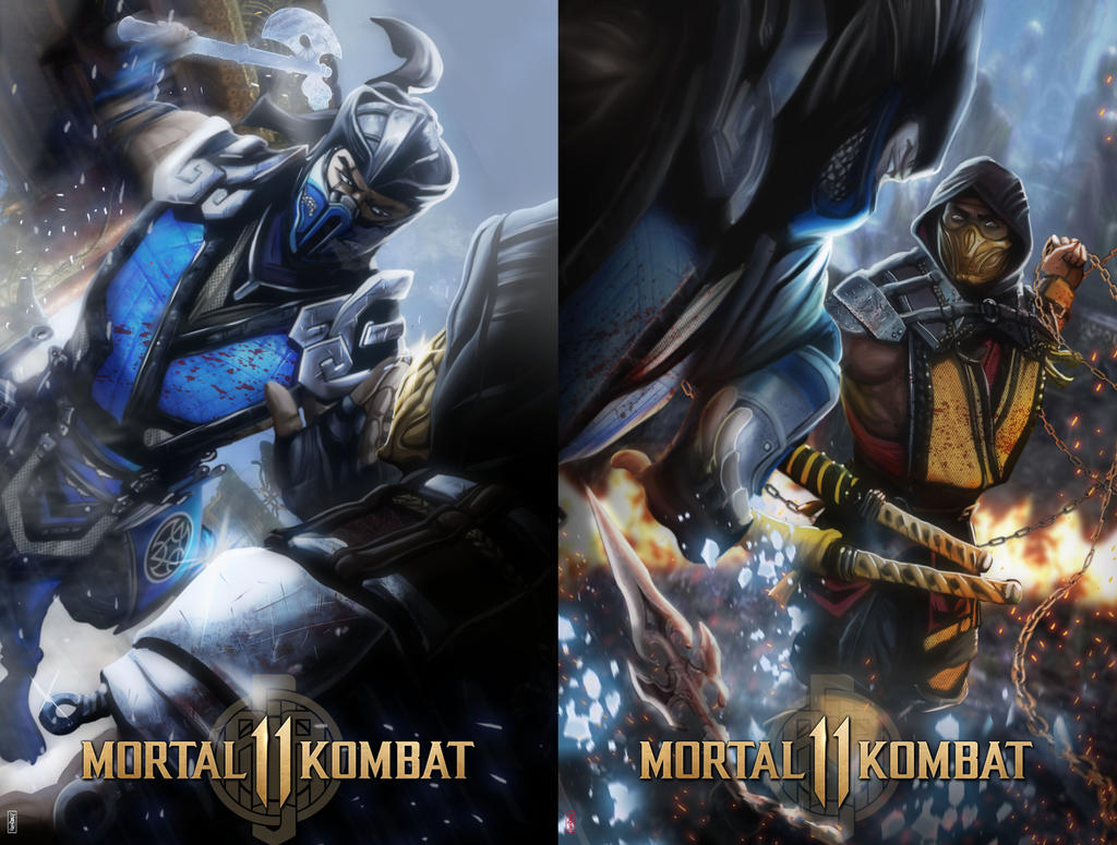 Sub Zero vs Scorpion by Raydash30 on DeviantArt