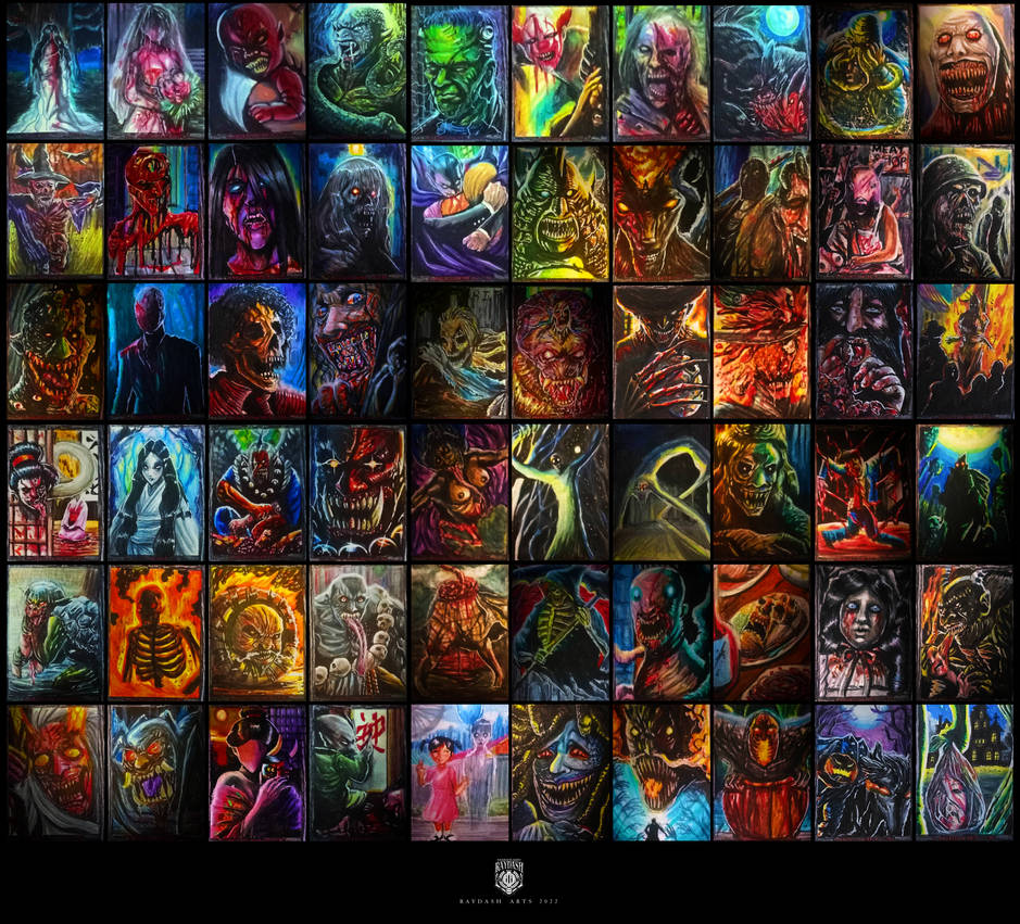 Create Custom Horror Cards Horror sketch Cards by Raydash30 on DeviantArt