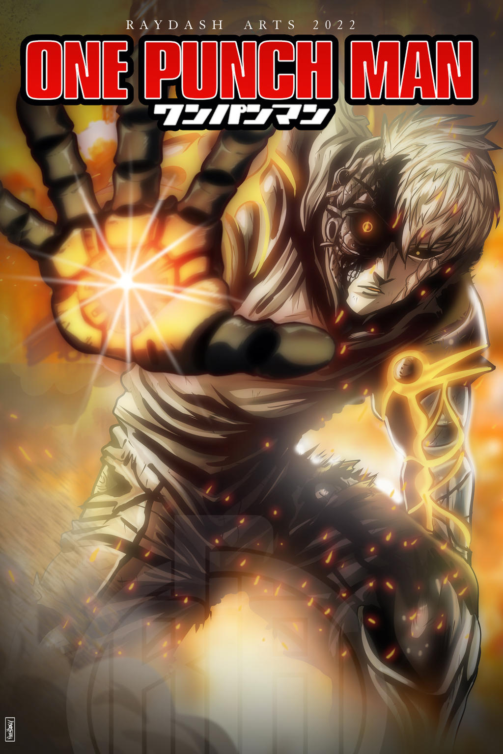 Battle Damaged Genos One Punch Man by Raydash30 on DeviantArt