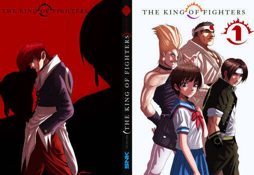 kof comic coveR FRONT AND BACK