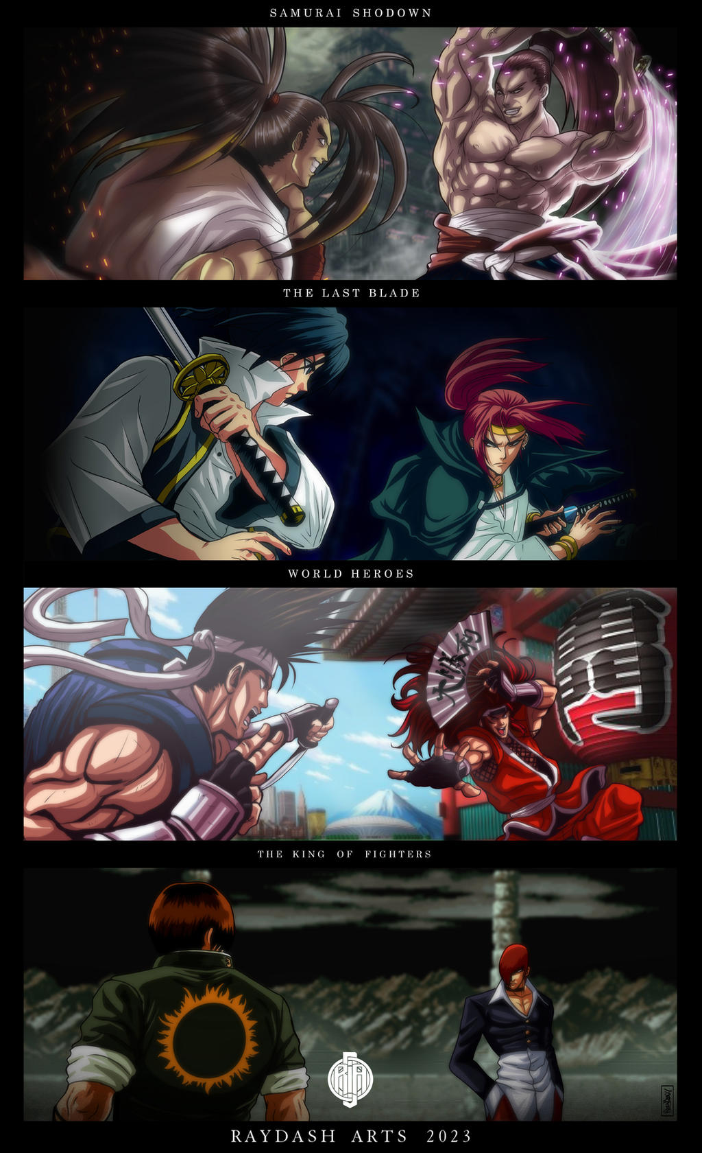 SNK's Black And Red Rivalries by Raydash30 on DeviantArt