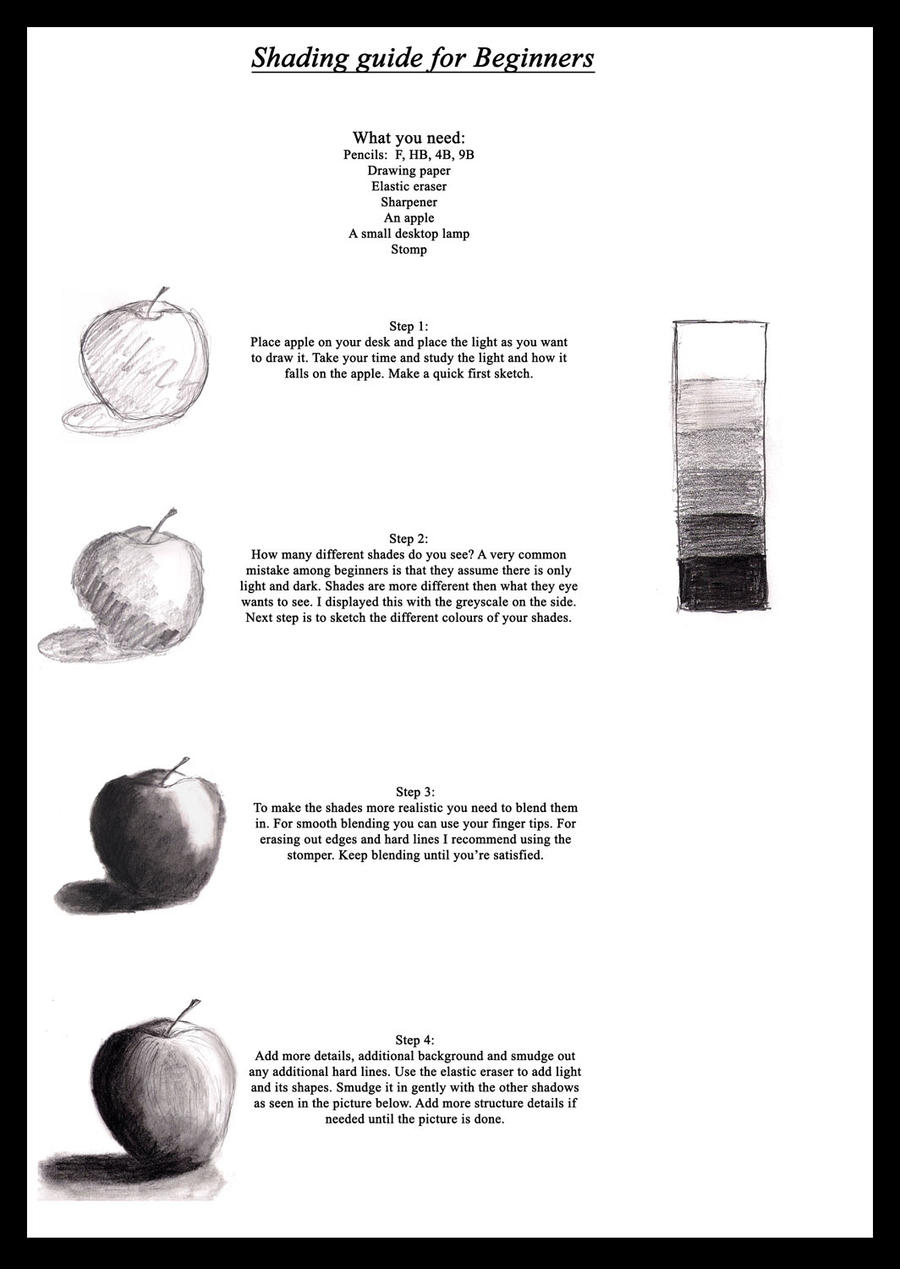 Easy shading tutorial by Rudea on DeviantArt