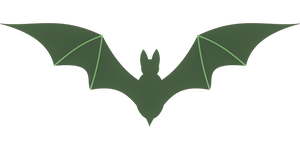 Green Bat 1 by DesdemonaDeBlake