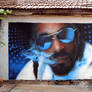 Snoop Dogg graffiti portrait