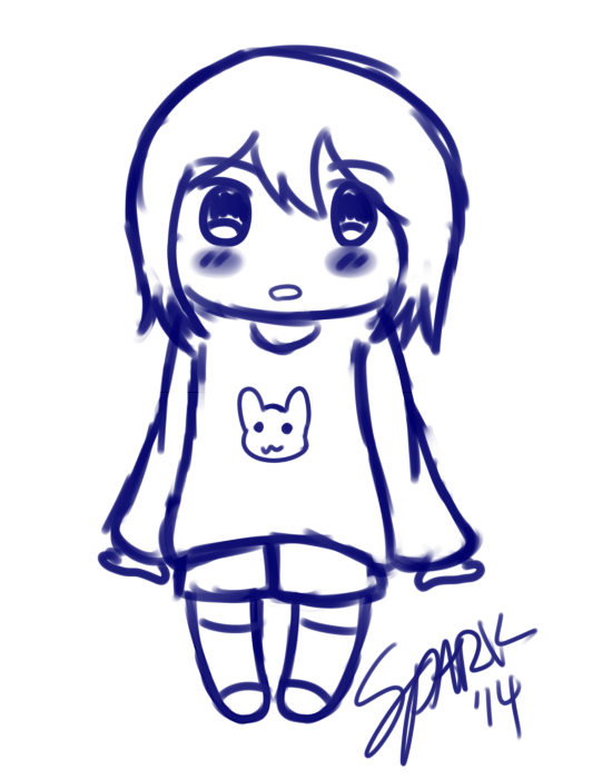 Random Chibi OC Sketch