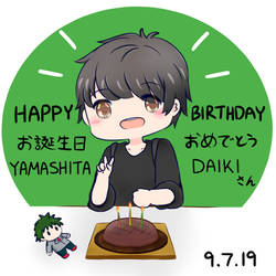 Happy Birthday Yamashita Daiki