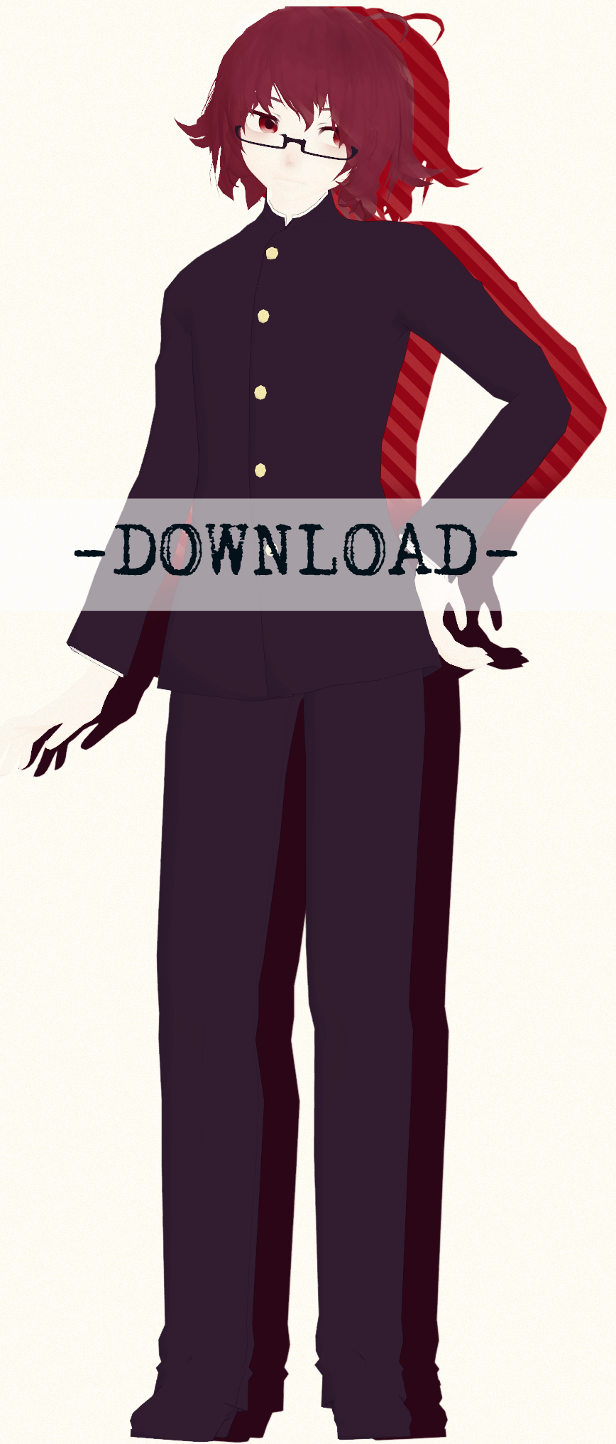 |MMD| Info-kun DOWNLOAD