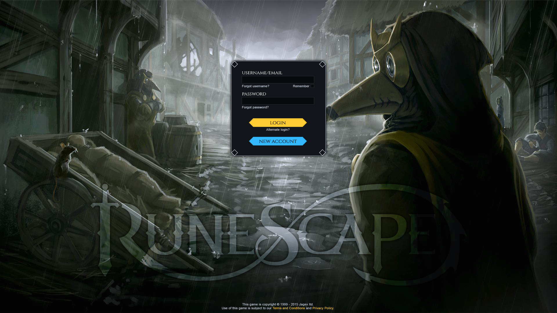 RS3 Clean Interface Style Concept - FHD Login