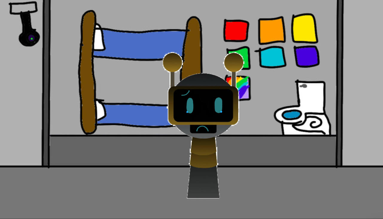 Horror Funbot got arrested by AussieGummibarReturn on DeviantArt