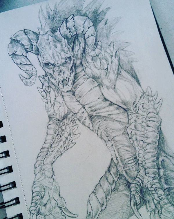 Deathclaw Inflation Deviantart Deathclaw by Kayruuuu on DeviantArt