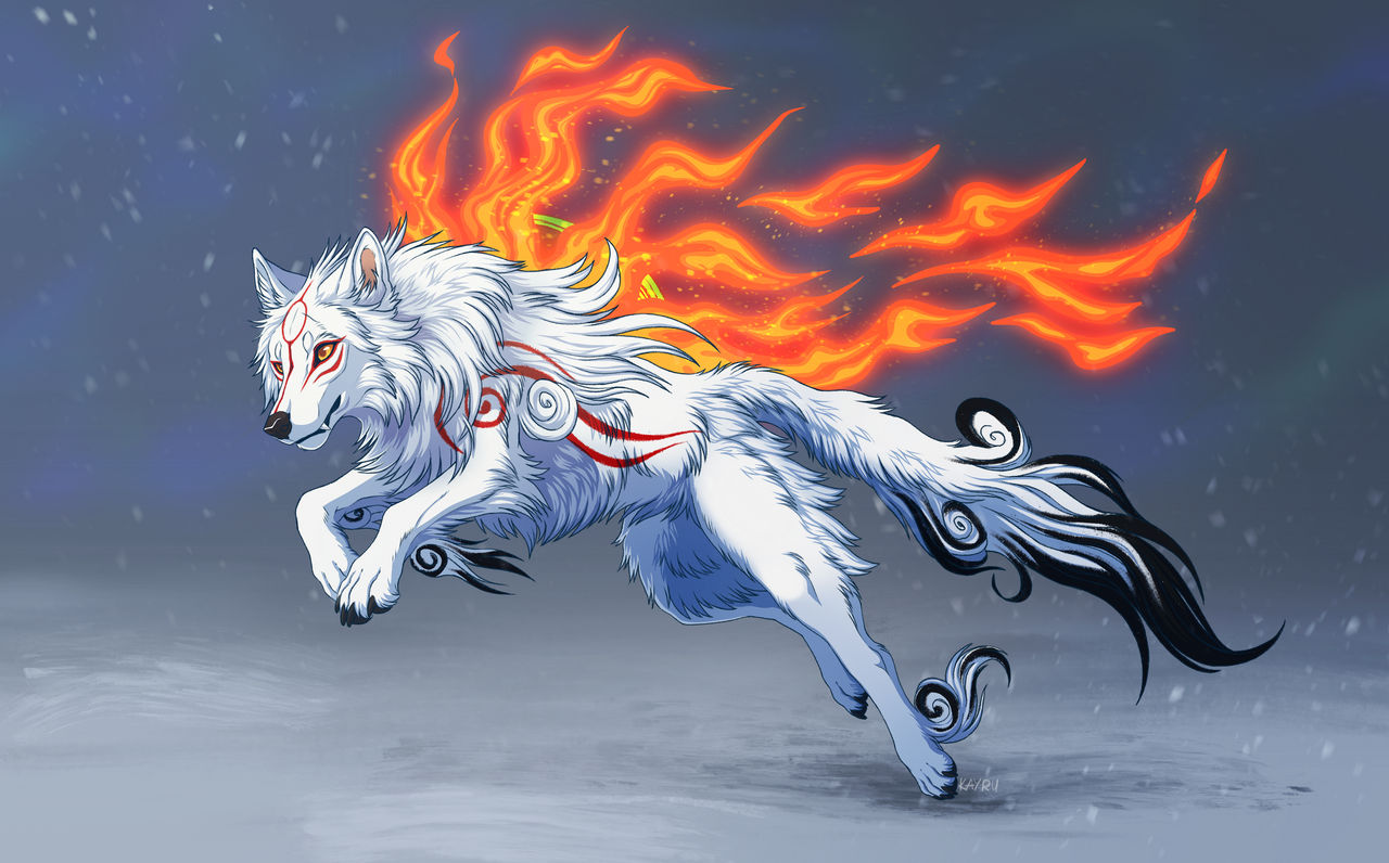 Okami - Amaterasu fanart