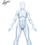 Female Anatomy Template: Front [UPDATED]
