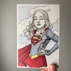 Olivia as Supergirl