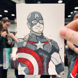 Steve as Captain America