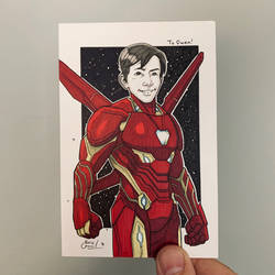 Owen as Iron Man