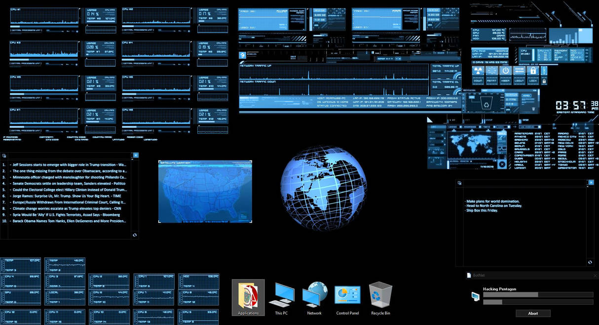 すべての動物画像 これまでで最高のrainmeter スキン かっこいい