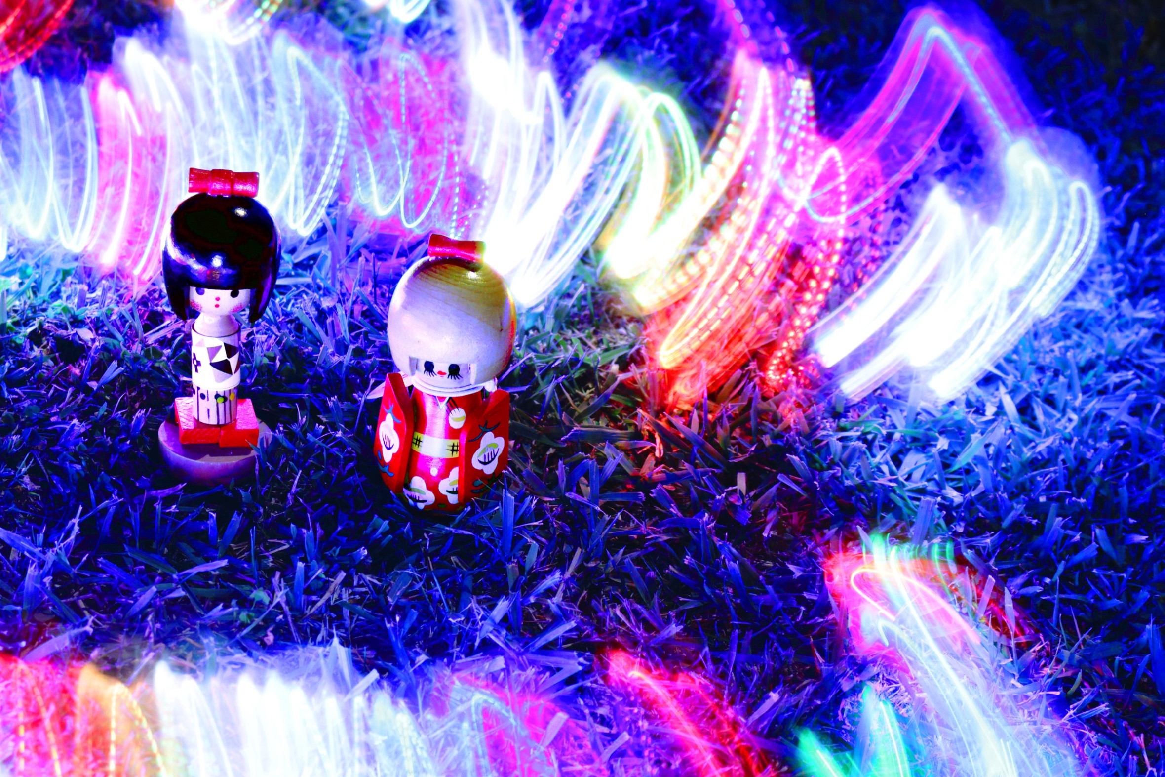 Light Painting Dolls