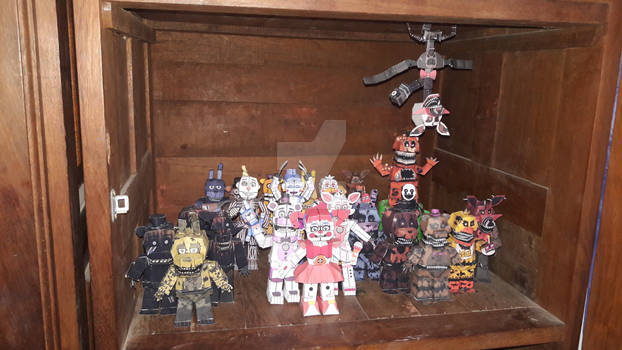 My FNaF Papercraft Collection ^^ part 2