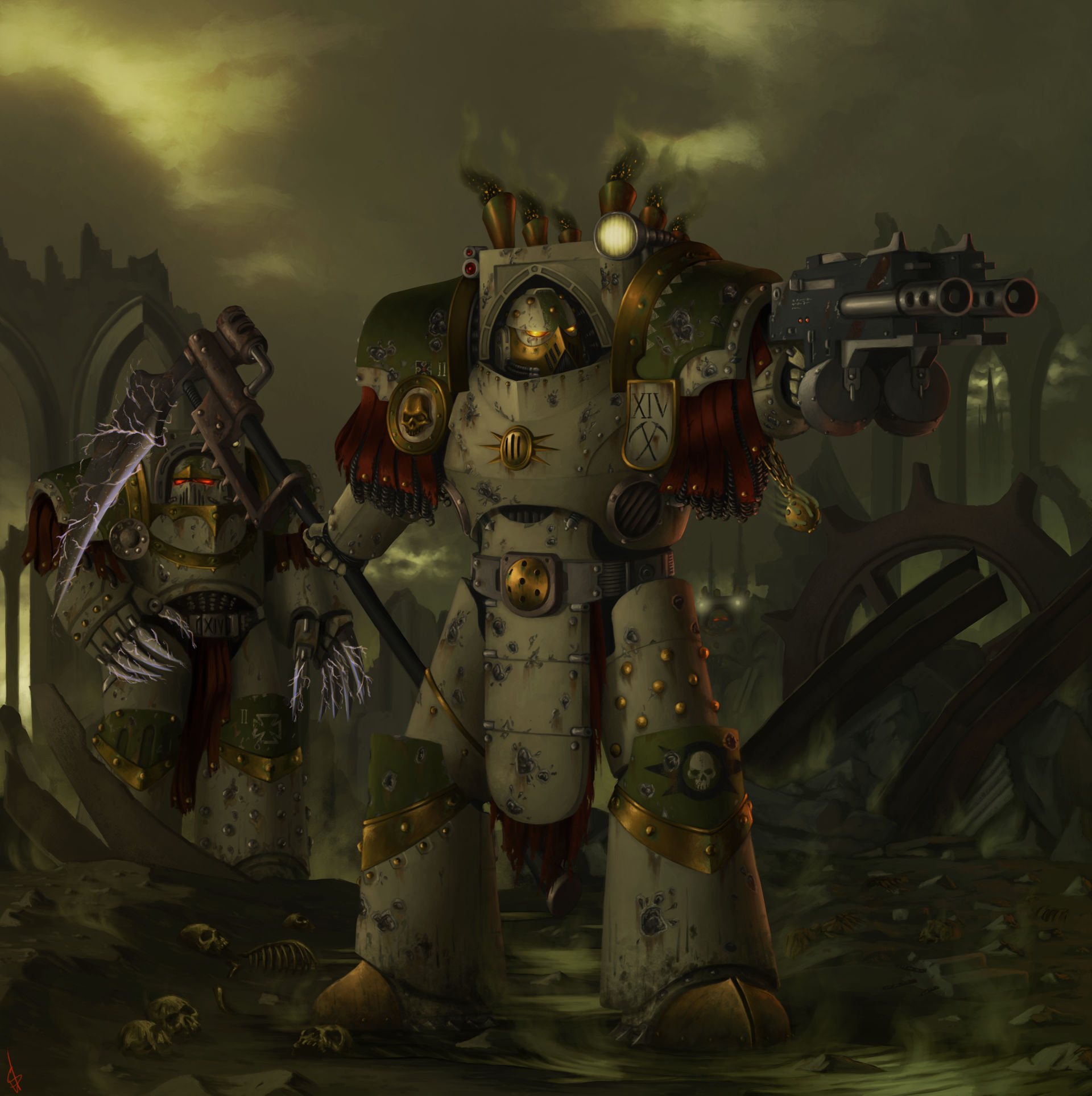 Death Guard Terminators by WojnaArt on DeviantArt