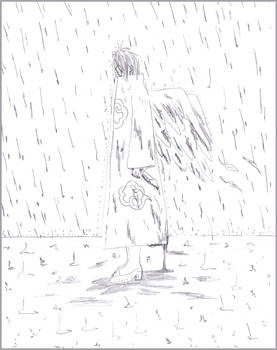 -the angel under the rain-