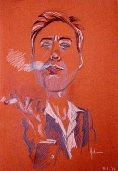 Robert Downey Jr smoking