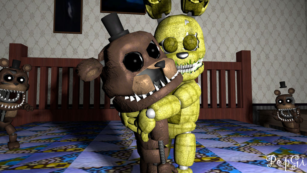 SFM FNAF PlushTrap Loves To Hug Freddle By PopGi On DeviantArt sfm-fnaf-plushtrap-loves-to-hug-freddle-by-popgi-on-deviantart