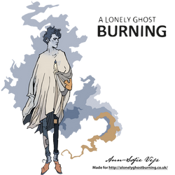 Logo - A Lonely Ghost Burning